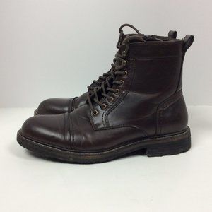 Public Opinion Daniel Lace Up Zipper Boot